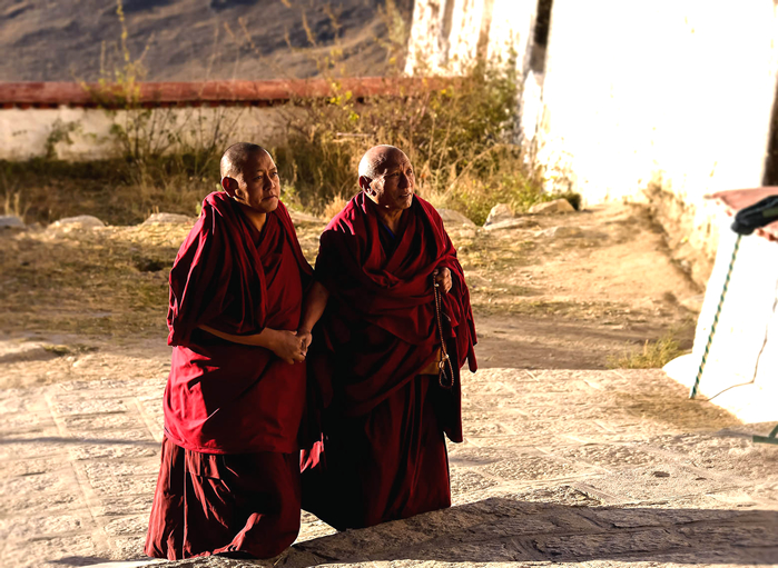 チベット仏教 僧侶 僧衣 法衣(图1)