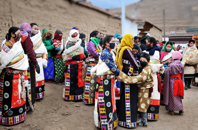 チベッタン 民族衣装 装飾品(图1)